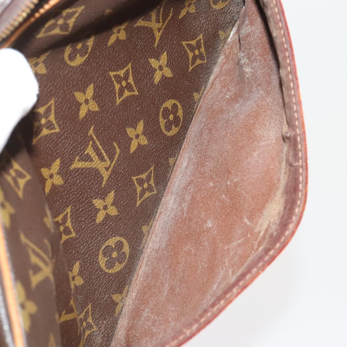 LOUIS VUITTON Monogram Compiegne 28 Clutch Bag M51845 LV Auth 89582