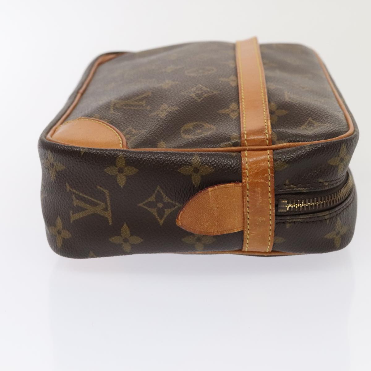 LOUIS VUITTON Monogram Compiegne 28 Clutch Bag M51845 LV Auth 89582