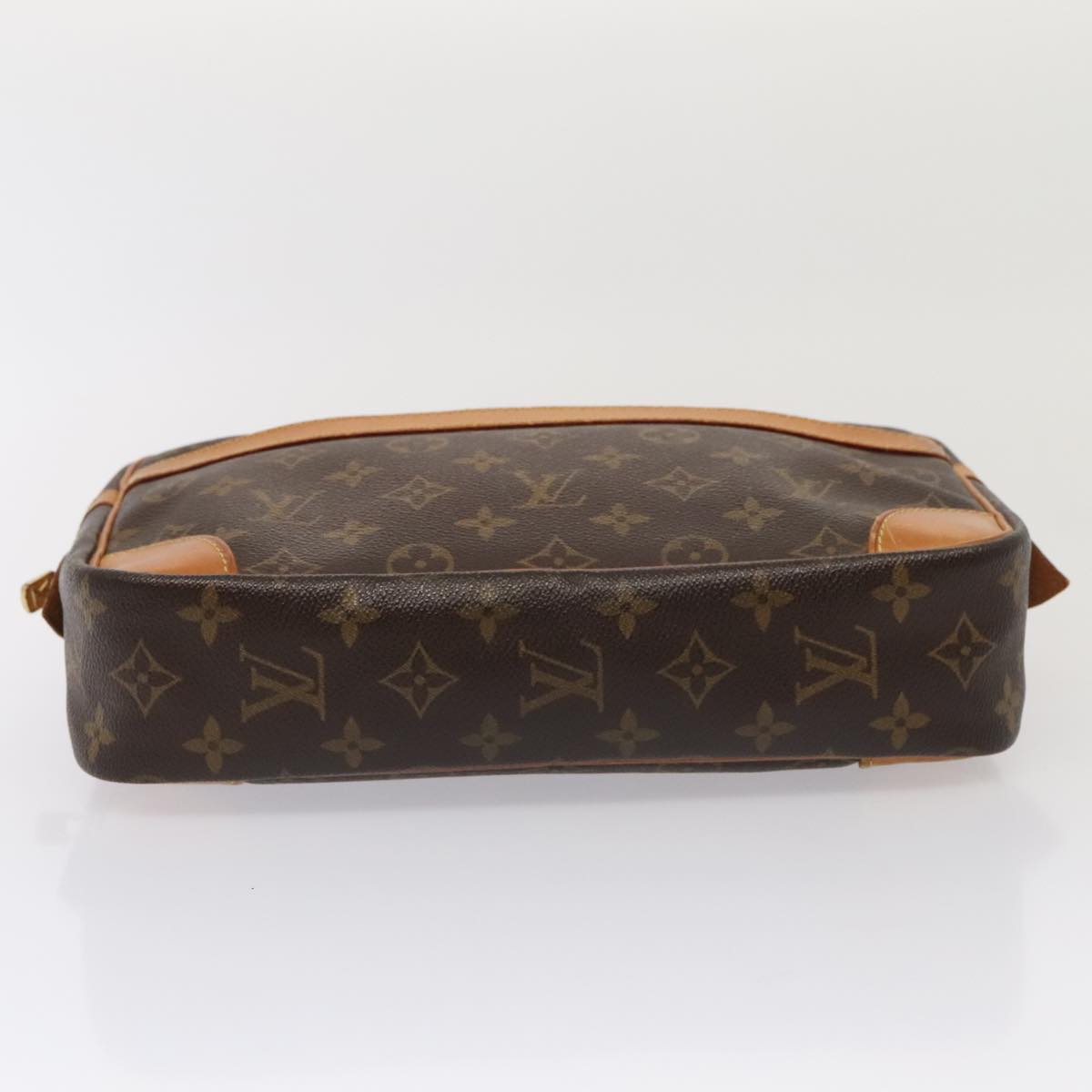 LOUIS VUITTON Monogram Compiegne 28 Clutch Bag M51845 LV Auth 89582