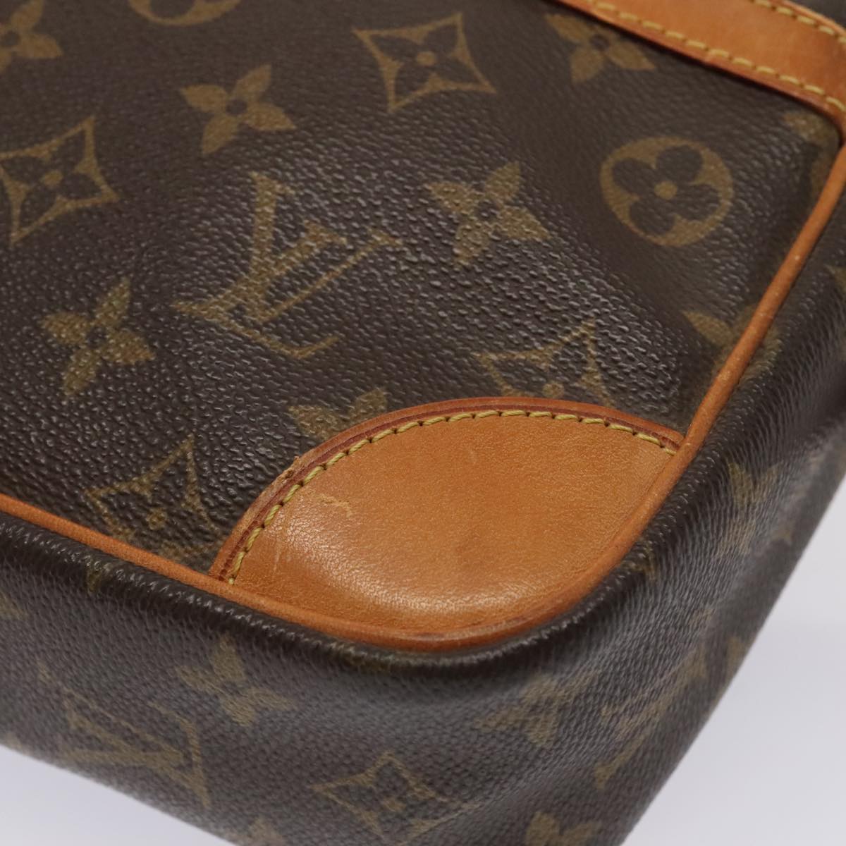 LOUIS VUITTON Monogram Compiegne 28 Clutch Bag M51845 LV Auth 89582