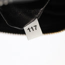 PRADA Shoulder Bag Leather Red Black gold Auth 89601-12