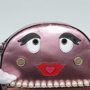 GUCCI Schultertasche Leder Rosa Silber 550756 Auth 89608-10