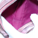 GUCCI Schultertasche Leder Rosa Silber 550756 Auth 89608-11
