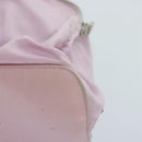 PRADA Backpack Nylon Pink Silver Auth 89617-14