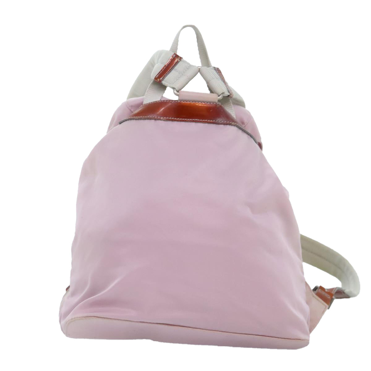 PRADA Backpack Nylon Pink Silver Auth 89617 - 0