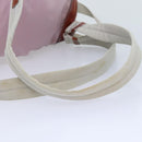 PRADA Backpack Nylon Pink Silver Auth 89617-7