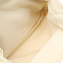 PRADA Hand Bag Nylon White Silver Auth 89620-23