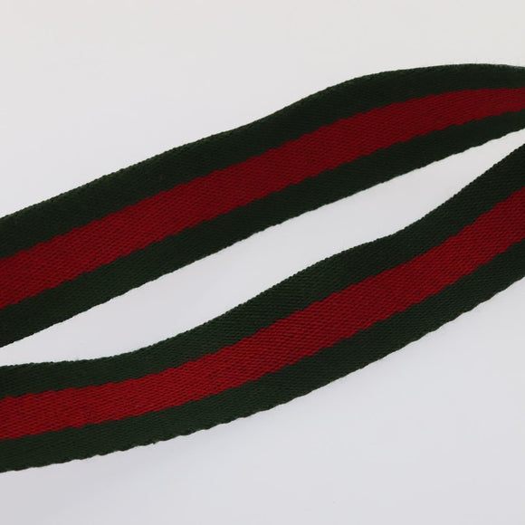 GUCCI GG Supreme Web Sherry Line Tote Bag PVC Leather Beige Auth 89625