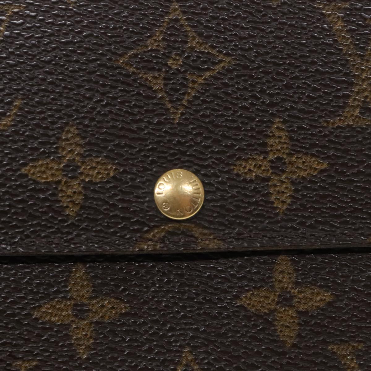 LOUIS VUITTON Monogram Portefeuille Sarah Long Wallet M61734 LV Auth 89634