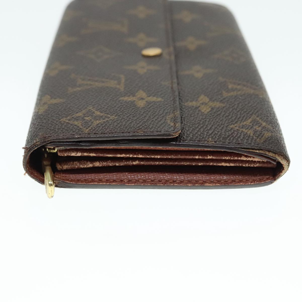 LOUIS VUITTON Monogram Portefeuille Sarah Long Wallet M61734 LV Auth 89634