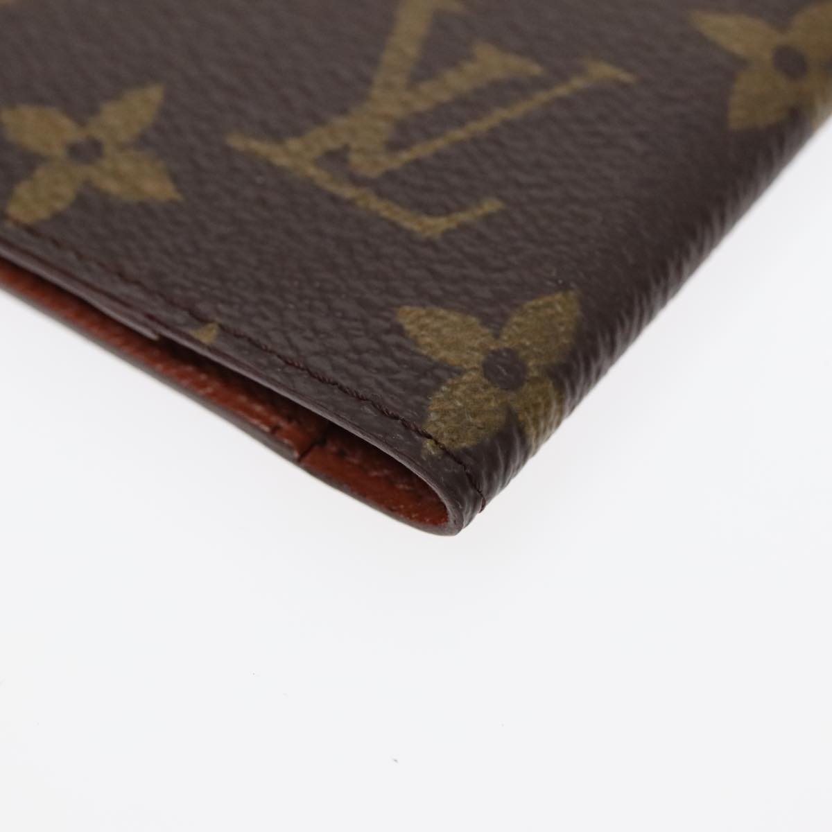 LOUIS VUITTON Monogram Couverture Passport Case M64502 LV Auth 89635