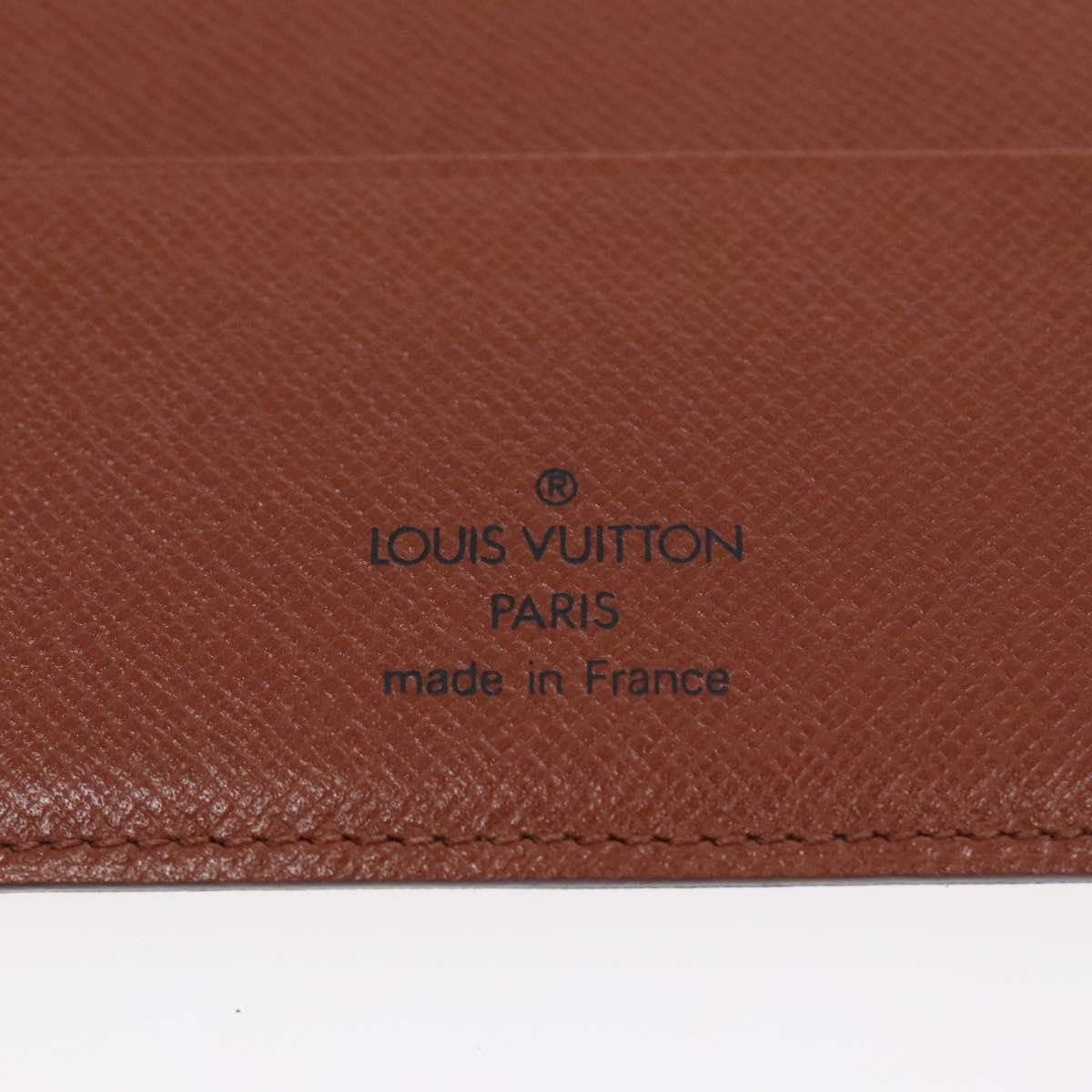 LOUIS VUITTON Monogram Couverture Passport Case M64502 LV Auth 89635