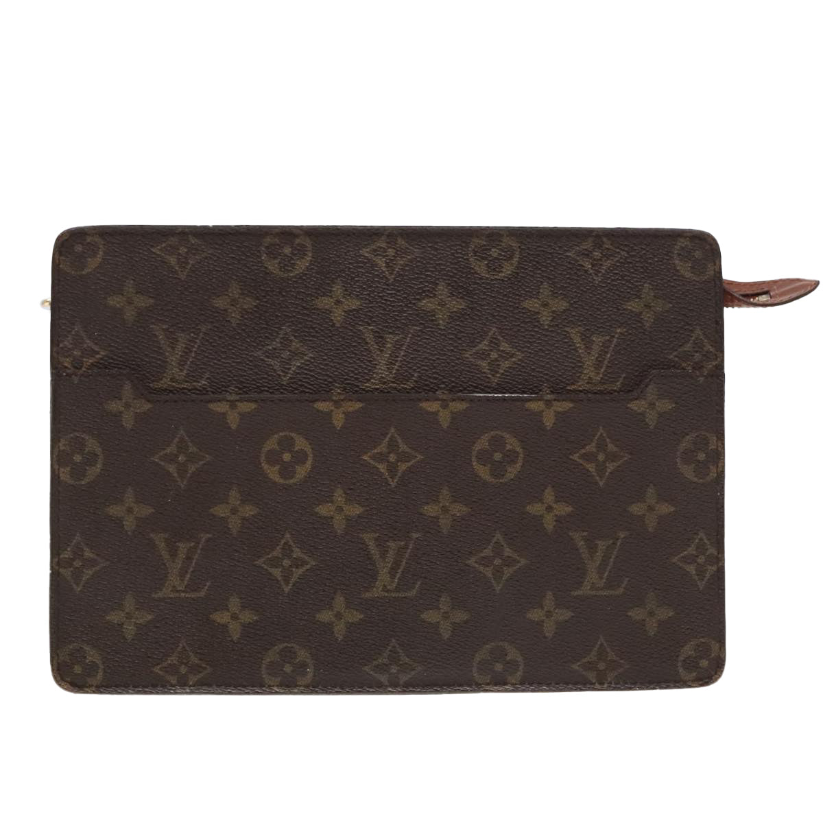 LOUIS VUITTON Monogram Pochette Homme Clutch Bag M51795 LV Auth 89650