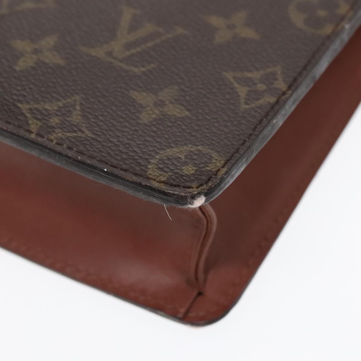 LOUIS VUITTON Monogram Pochette Homme Clutch Bag M51795 LV Auth 89650