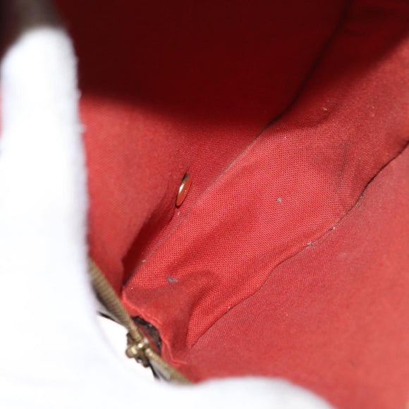 LOUIS VUITTON Damier Ebene Pochette Gange Shoulder Bag N48048 LV Auth 89651