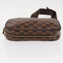 LOUIS VUITTON Damier Ebene Pochette Gange Shoulder Bag N48048 LV Auth 89651-6