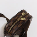 LOUIS VUITTON Damier Ebene Pochette Gange Shoulder Bag N48048 LV Auth 89651-7