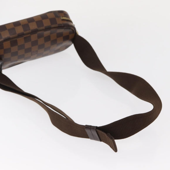 LOUIS VUITTON Damier Ebene Pochette Gange Shoulder Bag N48048 LV Auth 89651