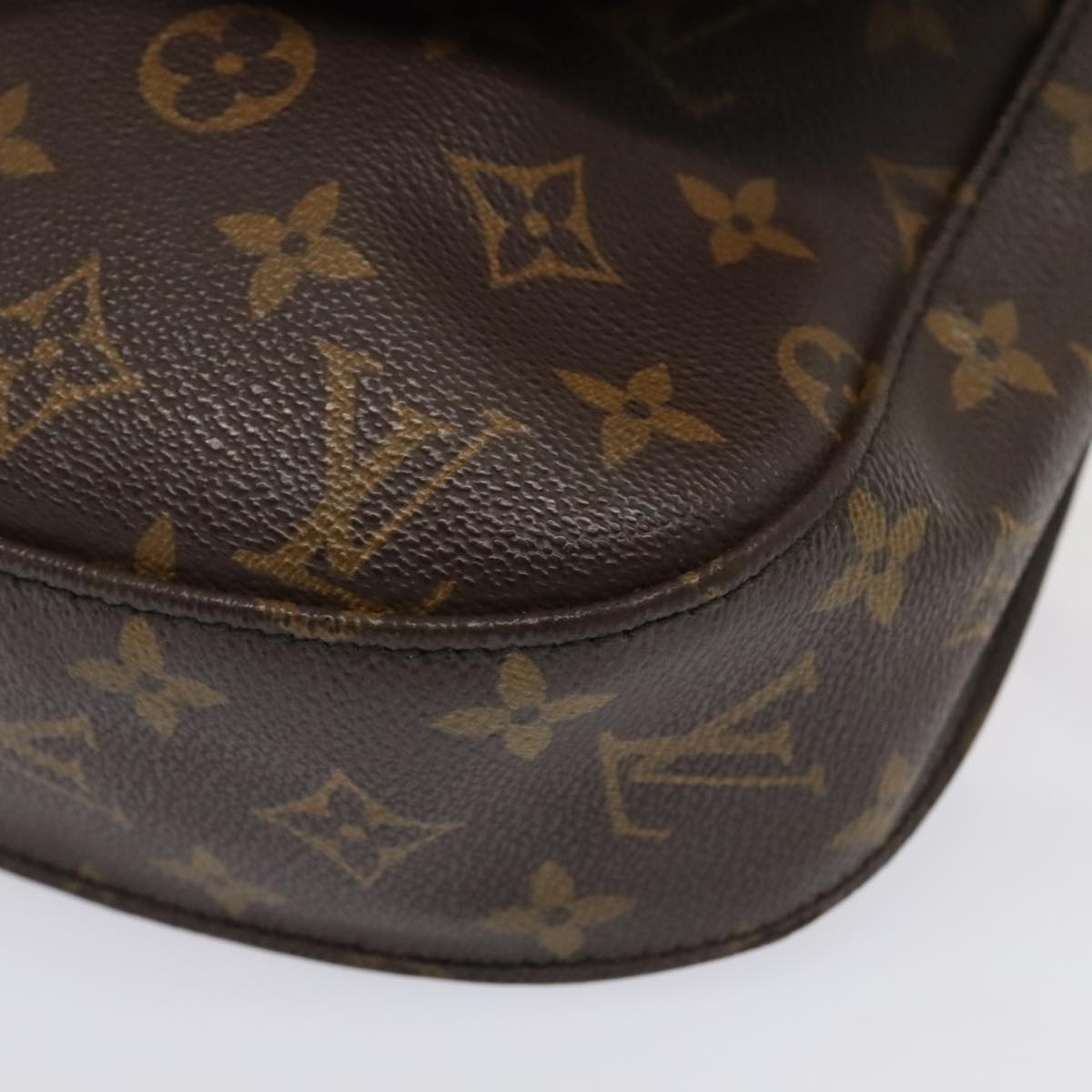 LOUIS VUITTON Monogram Saint Cloud GM Shoulder Bag M51242 LV Auth 89655