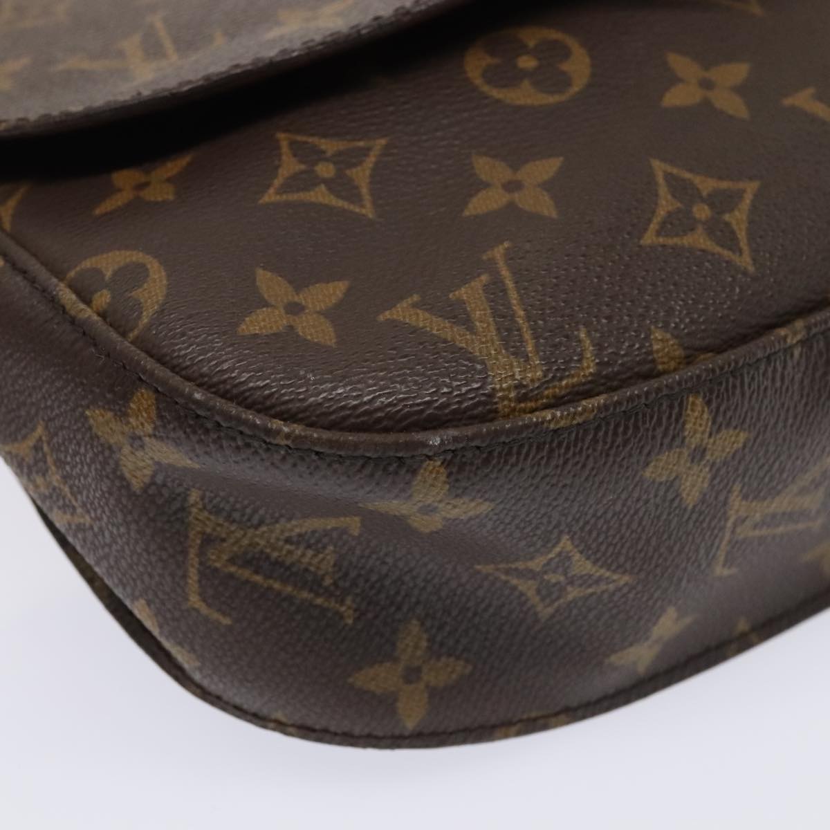 LOUIS VUITTON Monogram Saint Cloud GM Shoulder Bag M51242 LV Auth 89655