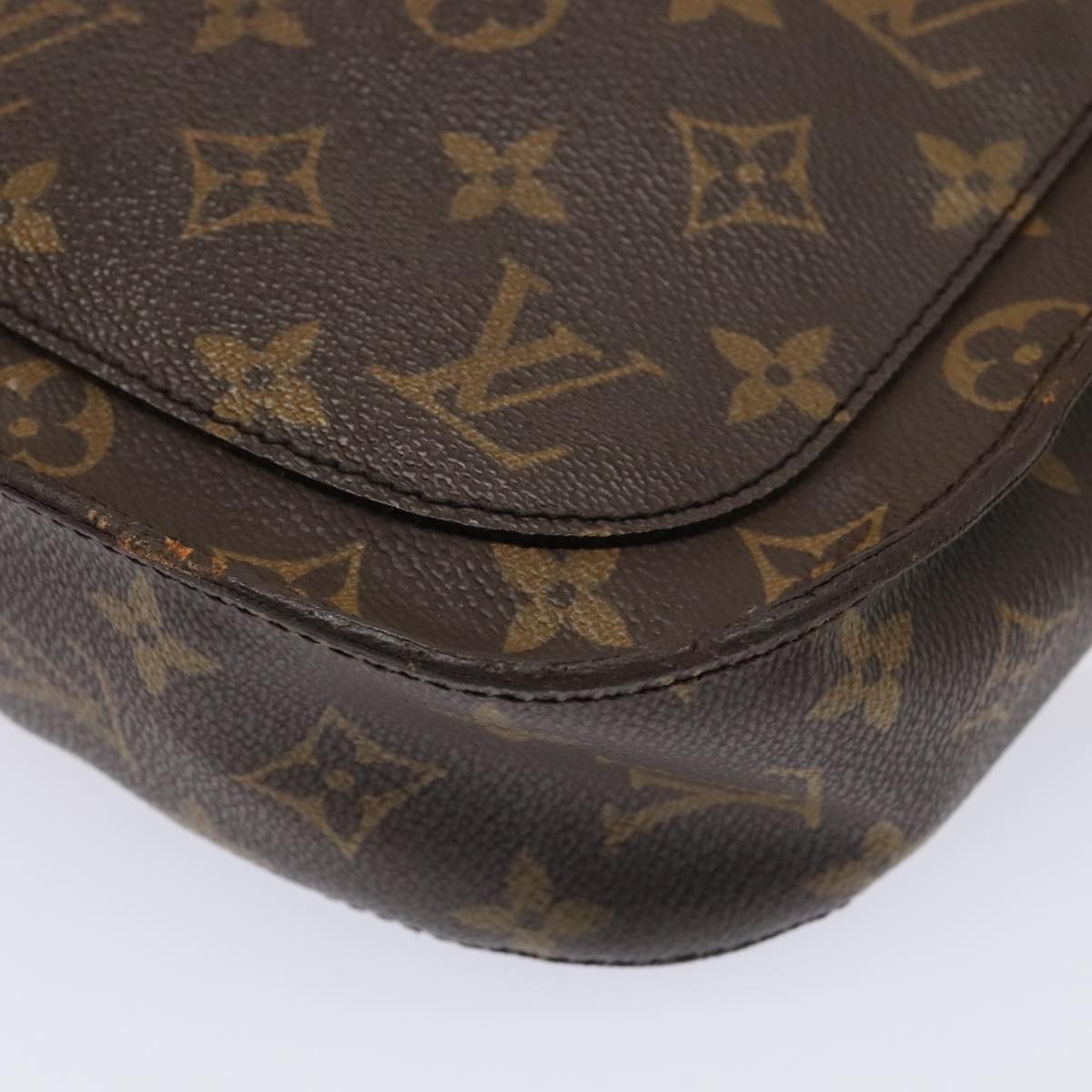 LOUIS VUITTON Monogram Saint Cloud GM Shoulder Bag M51242 LV Auth 89655