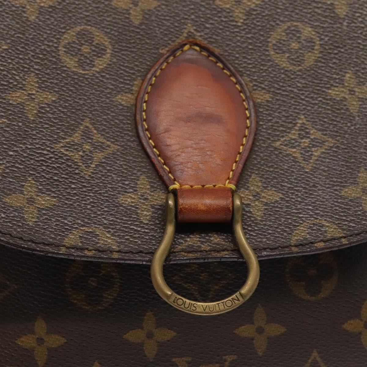 LOUIS VUITTON Monogram Saint Cloud GM Shoulder Bag M51242 LV Auth 89655