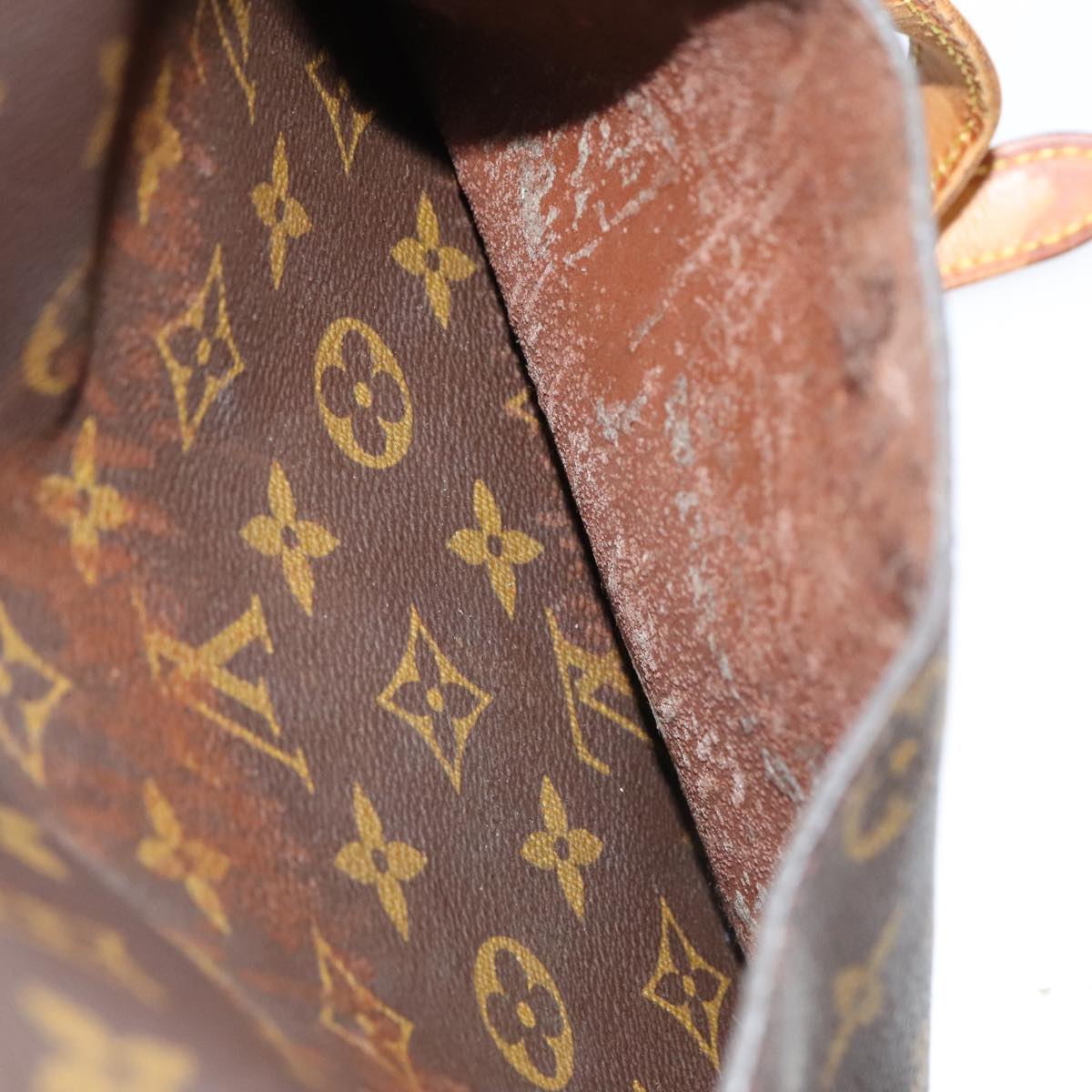 LOUIS VUITTON Monogram Saint Cloud GM Shoulder Bag M51242 LV Auth 89655