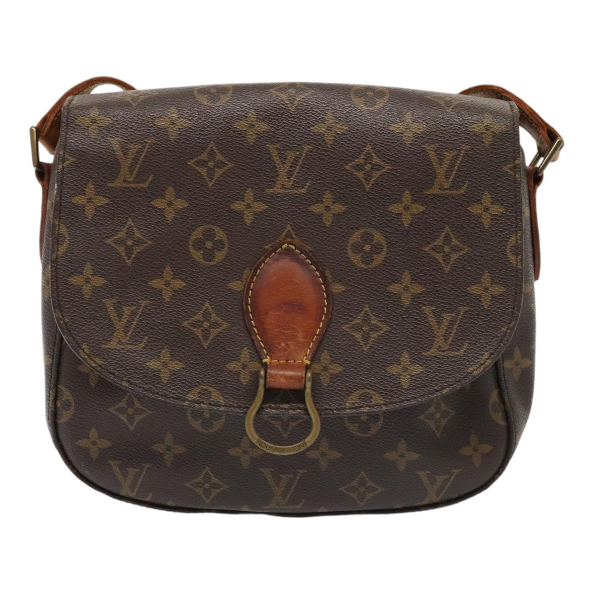 LOUIS VUITTON Monogram Saint Cloud GM Shoulder Bag M51242 LV Auth 89655