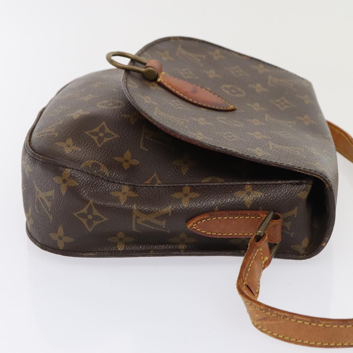 LOUIS VUITTON Monogram Saint Cloud GM Shoulder Bag M51242 LV Auth 89655