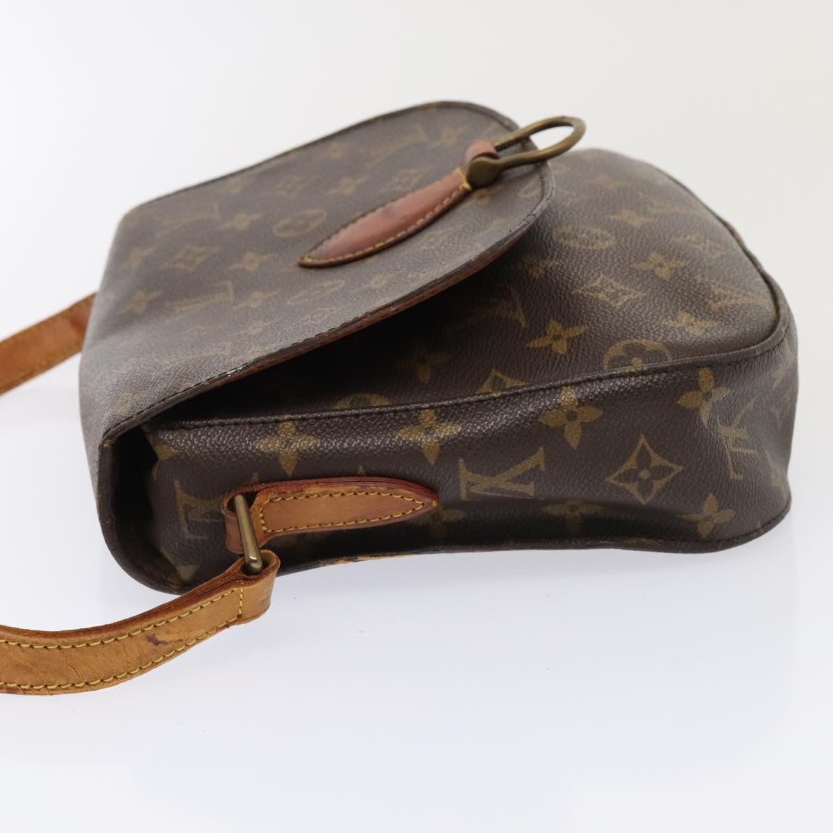 LOUIS VUITTON Monogram Saint Cloud GM Shoulder Bag M51242 LV Auth 89655