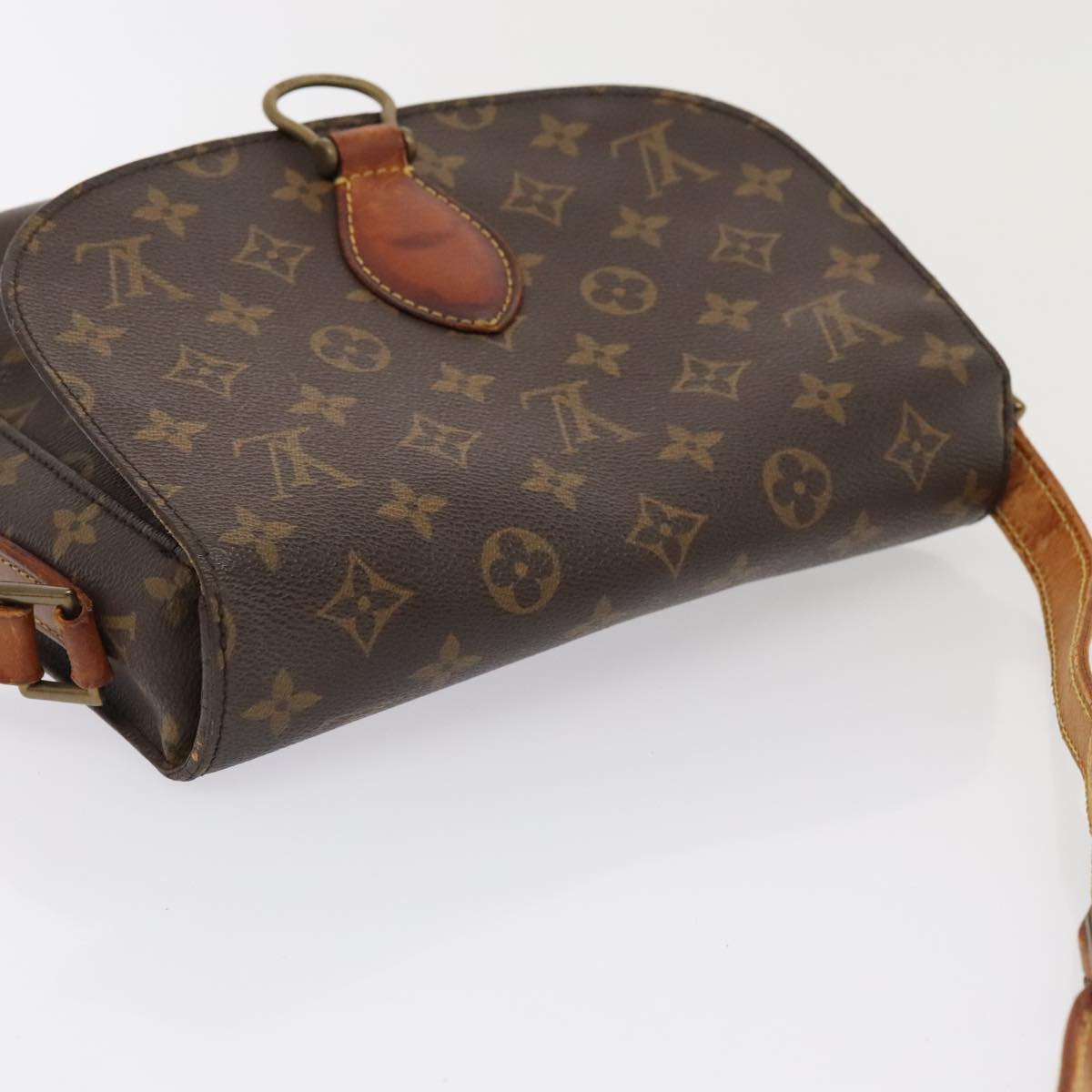 LOUIS VUITTON Monogram Saint Cloud GM Shoulder Bag M51242 LV Auth 89655