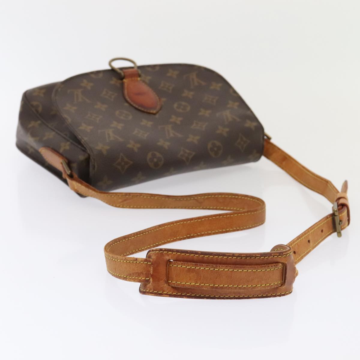 LOUIS VUITTON Monogram Saint Cloud GM Shoulder Bag M51242 LV Auth 89655