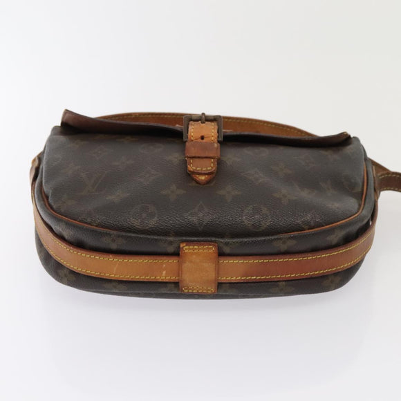 LOUIS VUITTON Monogram Jeune Fille GM Umhängetasche M51225 LV Auth 89656