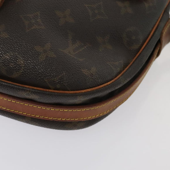 LOUIS VUITTON Monogram Jeune Fille GM Umhängetasche M51225 LV Auth 89656