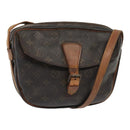 LOUIS VUITTON Monogram Jeune Fille GM Umhängetasche M51225 LV Auth 89656-1