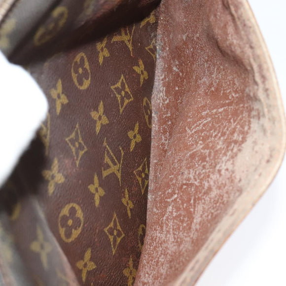 LOUIS VUITTON Monogram Jeune Fille GM Umhängetasche M51225 LV Auth 89656
