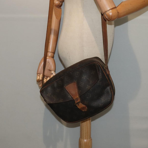 LOUIS VUITTON Monogram Jeune Fille GM Umhängetasche M51225 LV Auth 89656