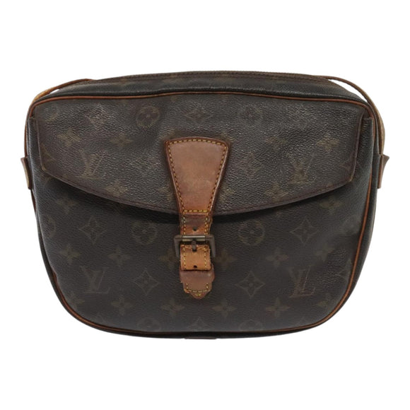 LOUIS VUITTON Monogram Jeune Fille GM Umhängetasche M51225 LV Auth 89656