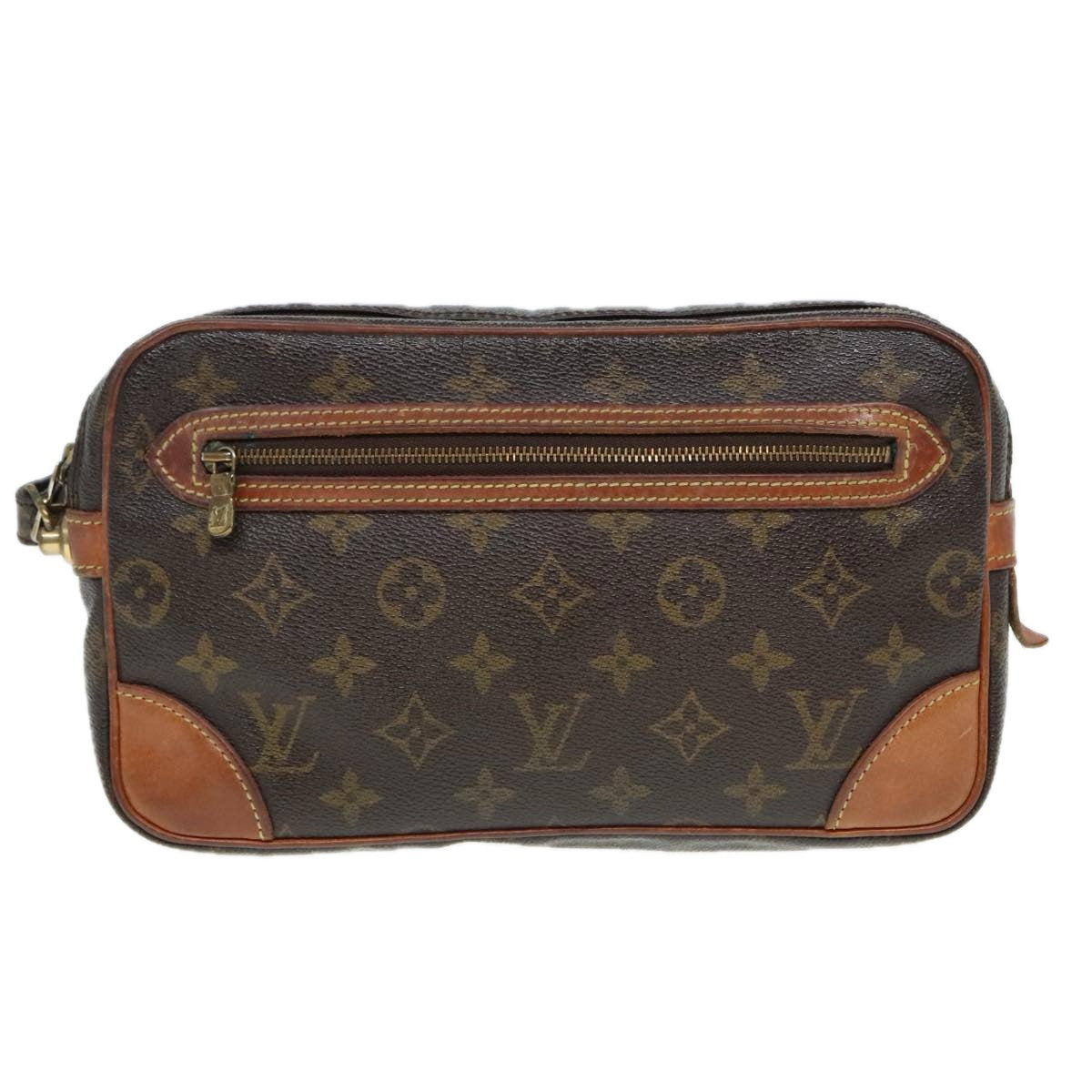 LOUIS VUITTON Monogram Marly Dragonne GM Clutch Bag M51825 LV Auth 89657