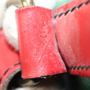 LOUIS VUITTON Epi Petit Noe Shoulder Bag Bicolor Green Red M44147 LV Auth 89664-12