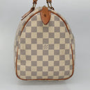 LOUIS VUITTON Damier Azur Speedy 30 Hand Bag N41533 LV Auth 89669-5