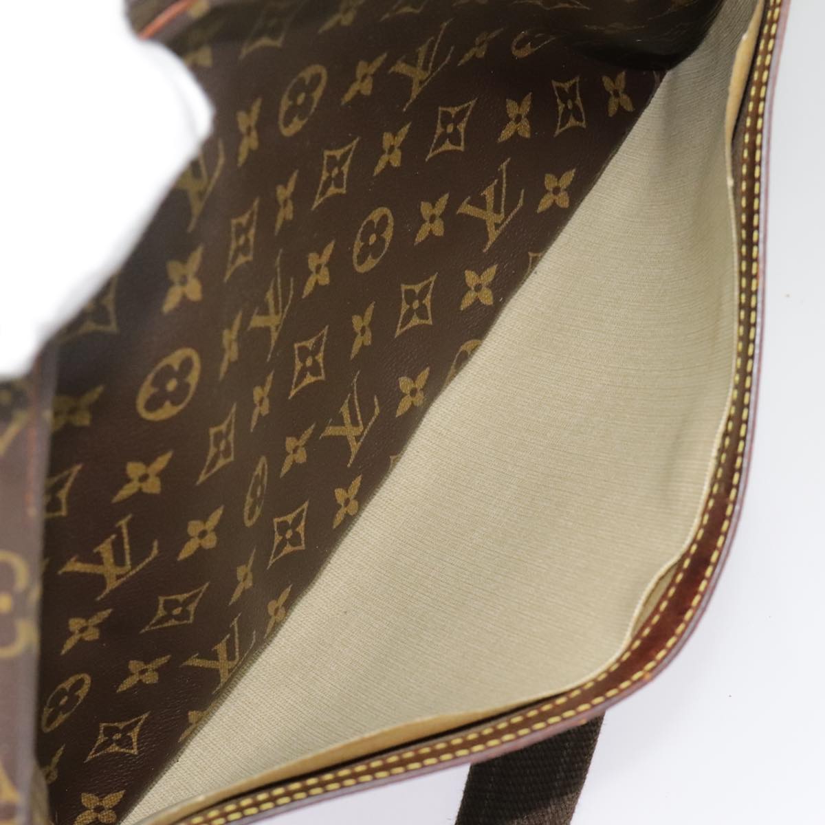 LOUIS VUITTON Monogram Reporter GM Shoulder Bag M45252 LV Auth 89682