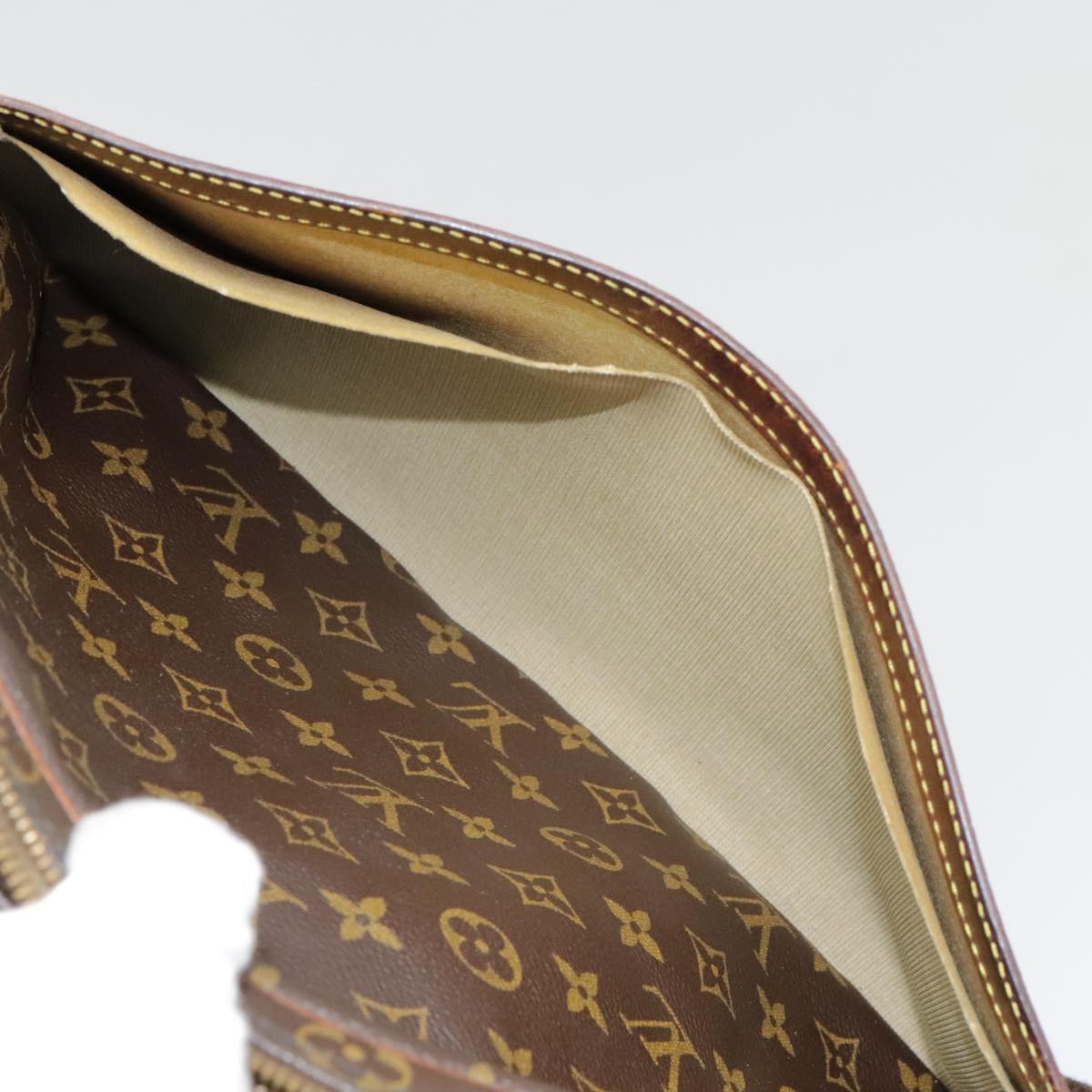 LOUIS VUITTON Monogram Reporter GM Shoulder Bag M45252 LV Auth 89682