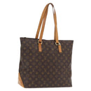 LOUIS VUITTON Monogram Cabas Mezzo Tote Bag M51151 LV Auth 89686-1