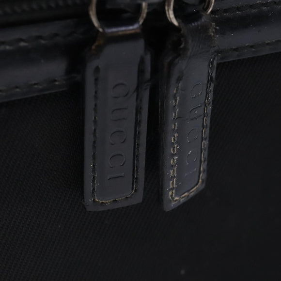GUCCI Vanity Hand Bag Nylon Black 013 2122 2490 Auth 89706