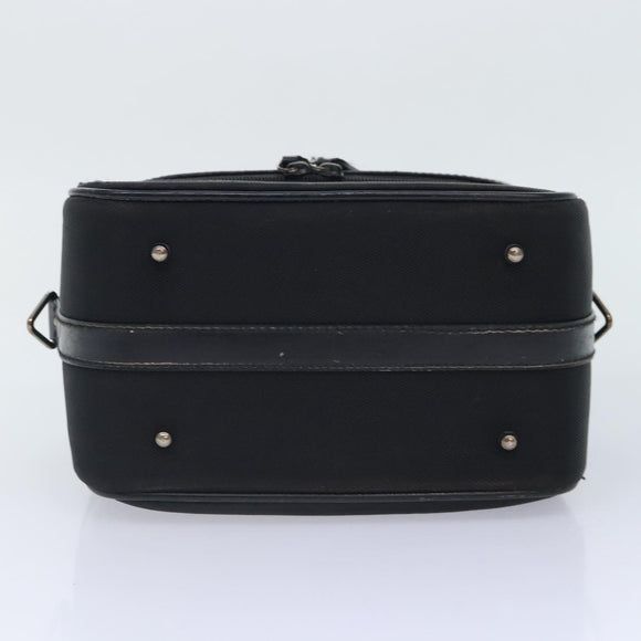 GUCCI Vanity Hand Bag Nylon Black 013 2122 2490 Auth 89706
