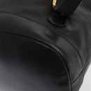 GUCCI Bamboo Backpack Leather Black Gold 003 2855 0043 0 Auth 89711-17