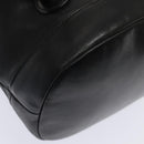 GUCCI Bamboo Backpack Leather Black Gold 003 2855 0043 0 Auth 89711-18