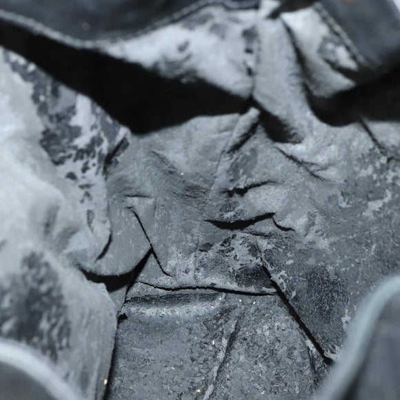 GUCCI Bamboo Backpack Leather Black Gold 003 2855 0043 0 Auth 89711