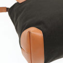 GUCCI Tote Bag Canvas Khaki Silver Auth 89723-17